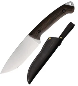 BPS Knives Savage Fixed Knife 4.72" 1066 High Carbon Steel Blade Bog Oak Handle - Picture 1 of 12