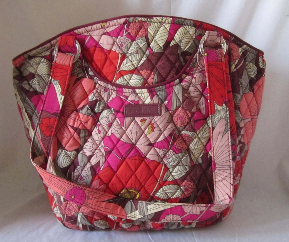 Vera Bradley Glenna Shoulder Bag Bohemian Blooms Pink Multi