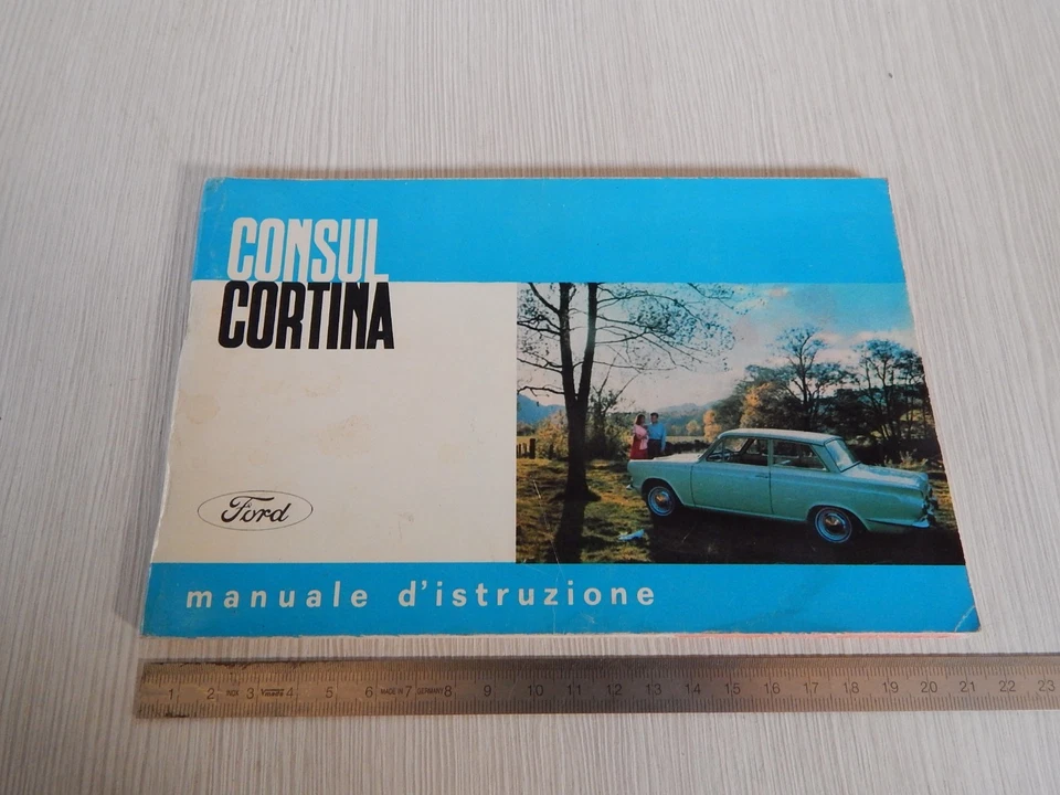 FORD CONSUL CORTINA LIBRETTO USO E MANUTENZIONE MANUALE IN ITALIANO MANUAL - Immagine 1 di 4