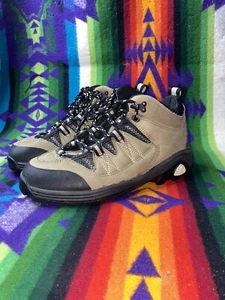 Vintage 90s Nike ACG Leather Hiking Boots Tan W7 Great Condition 991101 - Picture 1 of 13