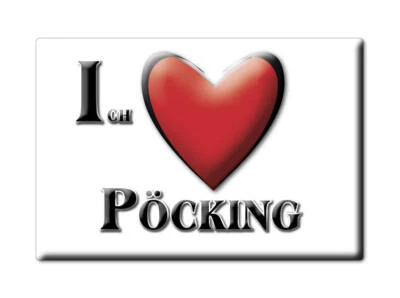 ENJOYMAGNETS Pöcking, Dingolfing Landau, Bayern - Kühlschrankmagnet Deutschland Souvenir