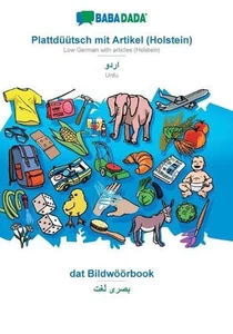 Plattdtsch mit Artikel (Holstein) - Urdu (in arabic script), dat Bildwrbook: BAB - Picture 1 of 1