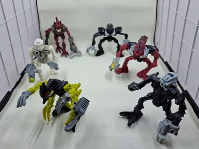 Lego Bionicle Toa Nuparu más cinco figuras de acción más de McDonald's - 4 pulgadas de alto Foto 1 de 4
