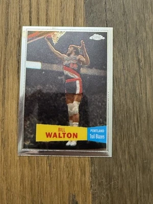 2007-08 Topps Chrome 1957-58 Variations Refractor Bill Walton #89 HOF - Image 1 of 3