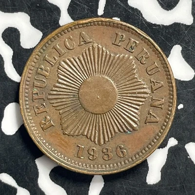 1936 Peru 1 Centavo Lot#C0542 - Image 1 of 2