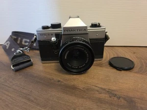 PRAKTICA MTL5B 35mm SLR FILM CAMERA +ZEISS TESSAR F2.8/50mm LENS & STRAP - Picture 1 of 6