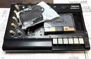 Black Tascam Porta 02 Mk II Analog 4 Track Cassette Recorder; VERY NICE! - Picture 1 of 14