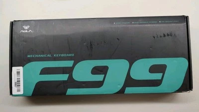 AULA F99 Wireless Mechanical RGB Keyboard 3 Modes Swappable, Black/Blue/Purple  - Image 1 of 4