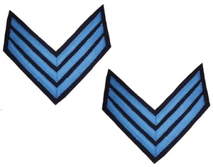 Par de Sargento de Infantería de la Unión Americana Guerra Civil Suboficial Rayas Chevron NUEVO - Imagen 1 de 2