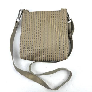 Jim Thompson Crossbody Bag Tan Brown Fabric Handbag Purse - Picture 1 of 12