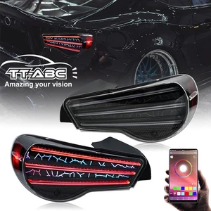 For 2012-2023 Toyota 86 Subaru BRZ Scion FR-S RGB DRL LED Tail Lights Rear Lamp - Picture 1 of 23