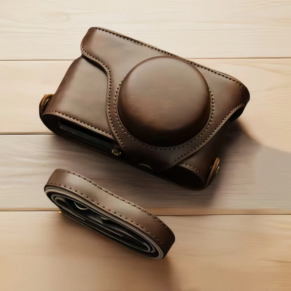 Bolsa para cámara Funda protectora de cuero resistente al desgaste para cámara Leica XE X2 X1 Foto 1 de 4