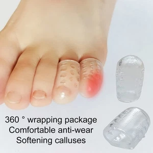 Cubiertas protectoras de silicona a prueba de golpes para los dedos de los pies 30 piezas suaves - Imagen 1 de 10