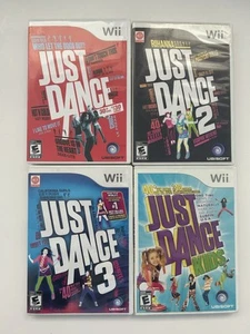 Just Dance Bundle 1 2 3 Kids Lot Complete (Nintendo Wii, 2009) CIB - Picture 1 of 2