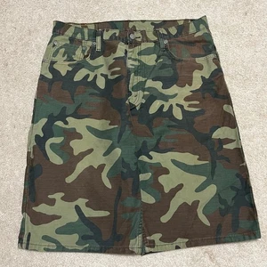 Pantalones cortos de mezclilla cargo camuflaje Levi’s 569 36W - Imagen 1 de 6