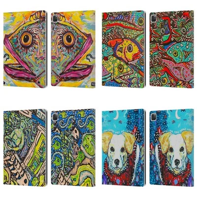 MAD DOG ART GALLERY ASSORTED DESIGNS LEATHER BOOK WALLET CASE FOR APPLE iPAD - Image 1 of 4