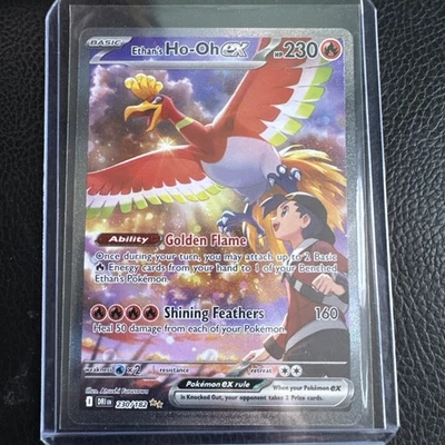 Tarjeta Ethans Ho-Oh EX Sir 230/182 Destined Rivals, nueva casi nueva, inglesa Foto 1 de 3
