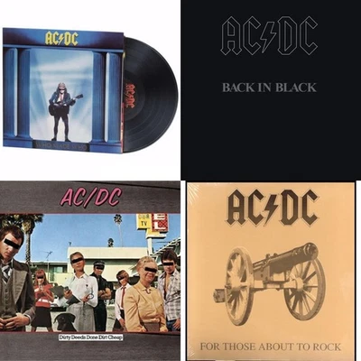 Ac/Dc - Dirty Deeds Done Dirt Cheap (180G) & Back In Black [New LP Vinyl Bundle] Foto 1 de 4
