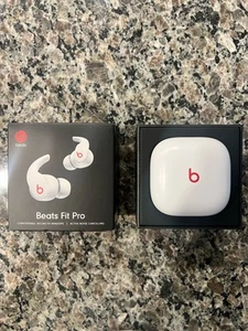 Beats Fit Pro True Wireless Noise Cancelling Earbuds – White - Picture 1 of 7