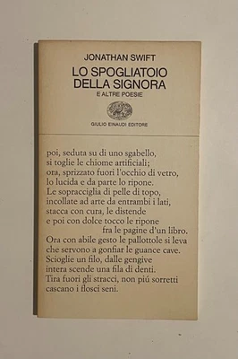 Lo spogliatoio della signora di Jonathan Swift. 2ed Einaudi 1979 - Immagine 1 di 4
