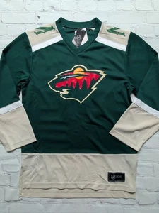 Mens XL NHL Apparel Minnesota Wild Kirill Kaprizov #97 Jersey Style Pullover NEW - Picture 1 of 18