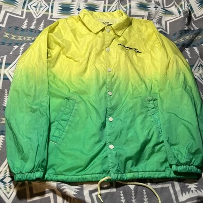 Anderson .Paak Green/Yellow Nylon Jacket Ventura Winners Circle Adult Size Med - Image 1 of 4