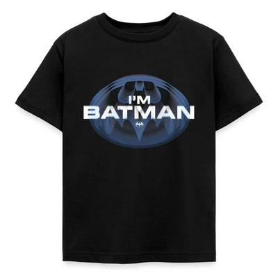 The Flash I'm Batman Blaues Logo Kinder T-Shirt - Bild 1 von 4