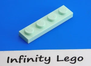 20 LEGO Aqua Plate 1 x 4 (3710) - (20 Pieces) - Picture 1 of 1