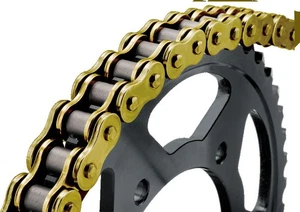 BikeMaster 530x150 BMZR Z-Ring Chain - Gold/Gold 197438 - Picture 1 of 2