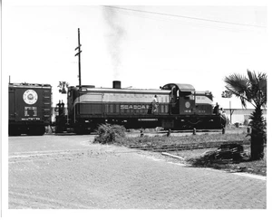 25EE566 RP 1960s SEABOARD AIR LINE RAILROAD LOCOMOTIVE #1618 - Picture 1 of 1