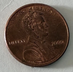 2000 P Lincoln Shield Penny Ungraded Circulated Uncertified Coin - Picture 1 of 2