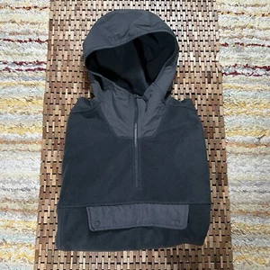 Mountain Hardwear Tech Fleece Anorak Hoodie Hoody Black Men’s Size Medium M - Picture 1 of 5