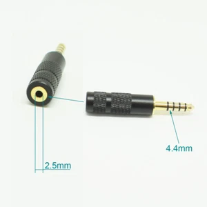 50pcs 4.4mm 5 Pole Male to 2.5mm 4 Pole Female Audio Adapter for Sony NW-WM1Z/A - Picture 1 of 4