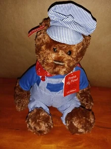 Gund Lionel Train Engineer Teddy Bear Plush Conductor Hat Overalls Railroad - Picture 1 of 3