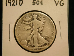 1921 D Walking Liberty Half Item # 11979 - Bild 1 von 2