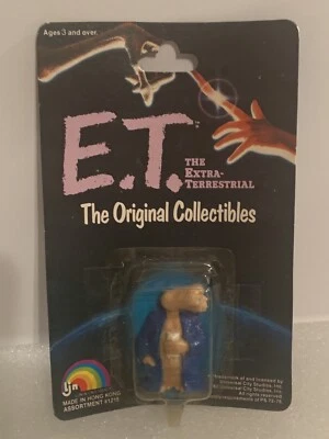 E.T. Minifigura de colección The Extra Terrestrial LJN 1982 sellos grabados Foto 1 de 4