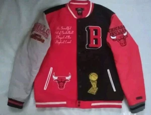 CHAQUETA ESTILO BOMBER CREMALLERA COMPLETA PRO STANDARD CHICAGO BULLS TALLA 3XL - Imagen 1 de 15