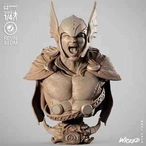3D Printed Fan Art Thor 2025 Portrait Bust by Wicked - Picture 1 of 8