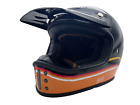 Nexx XG200 Garage Retro Flat 6 Black Orange Large Motorcycle Helmet ex-display