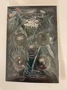 DARKTHRONE OLD STAR 5 BUTTON BADGE SET OFFICIALLY LICENSED BUTTON BADGES - Picture 1 of 6
