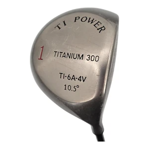 TI Power Titanium 300 Driver 10.5° Loft Grafalloy AttackLite Shaft Mens RH 46" - Picture 1 of 6
