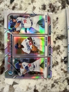 Bowman Chrome Talent Pipeline 2021 La Dodgers Hoese Gray Peters #TP-LAD - Imagen 1 de 1