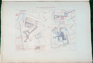 QUARTIER ST GERMAIN DES P.- Hoffbauer Plan Evolutions de 1734 à 1877 45x30 1885 - Picture 1 of 2