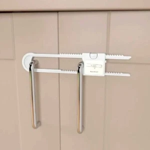 2P Seguridad Bebé Niño Niño Cerradura Armario Cajón Nevera Mascota Cerradura Puerta - Imagen 1 de 5