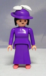 Playmobil Grundfigur Figur Frau Dame mit Hut aus Nostalgie Puppenhaus 5305 #5 - Bild 1 von 2