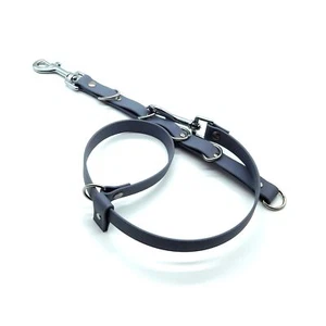 Grey BioThane® Waterproof Grooming Noose & Extender Set - Picture 1 of 5