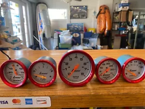 livorsi gauge set rpm water press volt fuel & boost - Picture 1 of 3