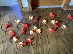 Vintage Cowboy Boots & Longhorn Cattle Skull Novelty Plastic  Light Covers 10 ea - Picture 1 of 5