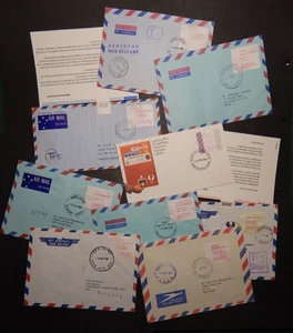 Australien ab 1984: Sammlung Luftpostbriefe FDC m. ATM/Automatenmarke/label,MN 1 - Bild 1 von 13