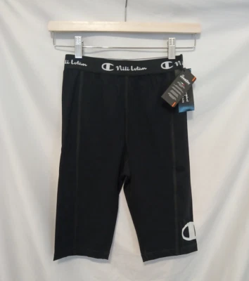 Pantalón Corto de Motociclista Champion Nili Lotan XS Negro Correr Yoga Gimnasio Playa Foto 1 de 4